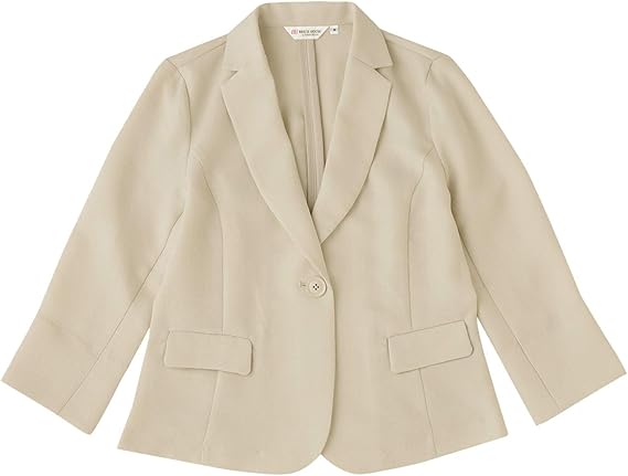 Amazon ブリックハウス 七分袖 リネンタッチ テーラードジャケット レディース ウィメンズ Bldqx00 50 L ベージュ コート ジャケット 通販