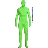 Full Bodysuit Include Zipper Helper Unisex Spandex Stretch Adult Costume Zentai Disappearing Man Body Suit