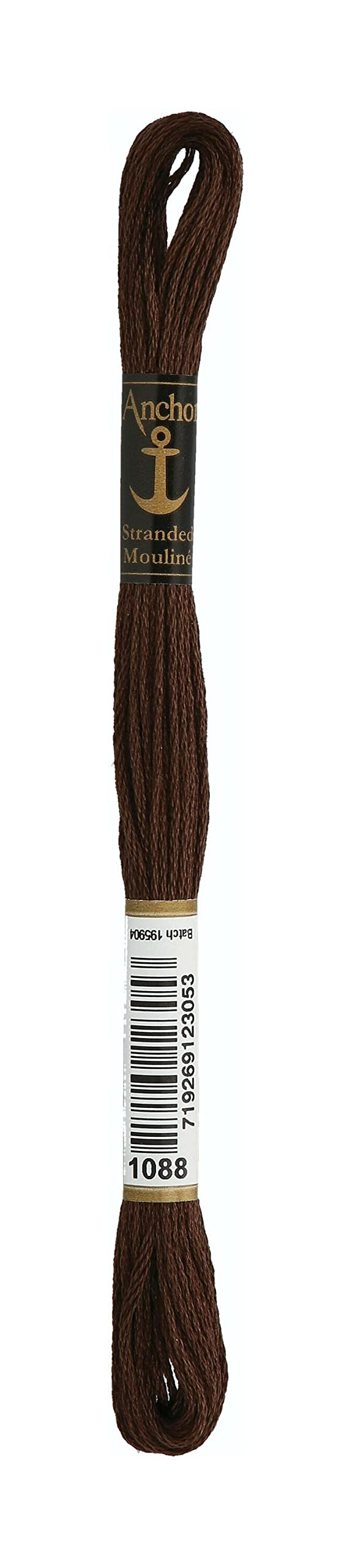 Anchor Six Strand Embroidery Floss 8.75 Yards-Taupe Very Dark 12 per Box