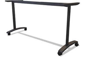Alera Alera Valencia Series Training Table T-Leg Base, 54w X 19.75d X 28.5h, Black