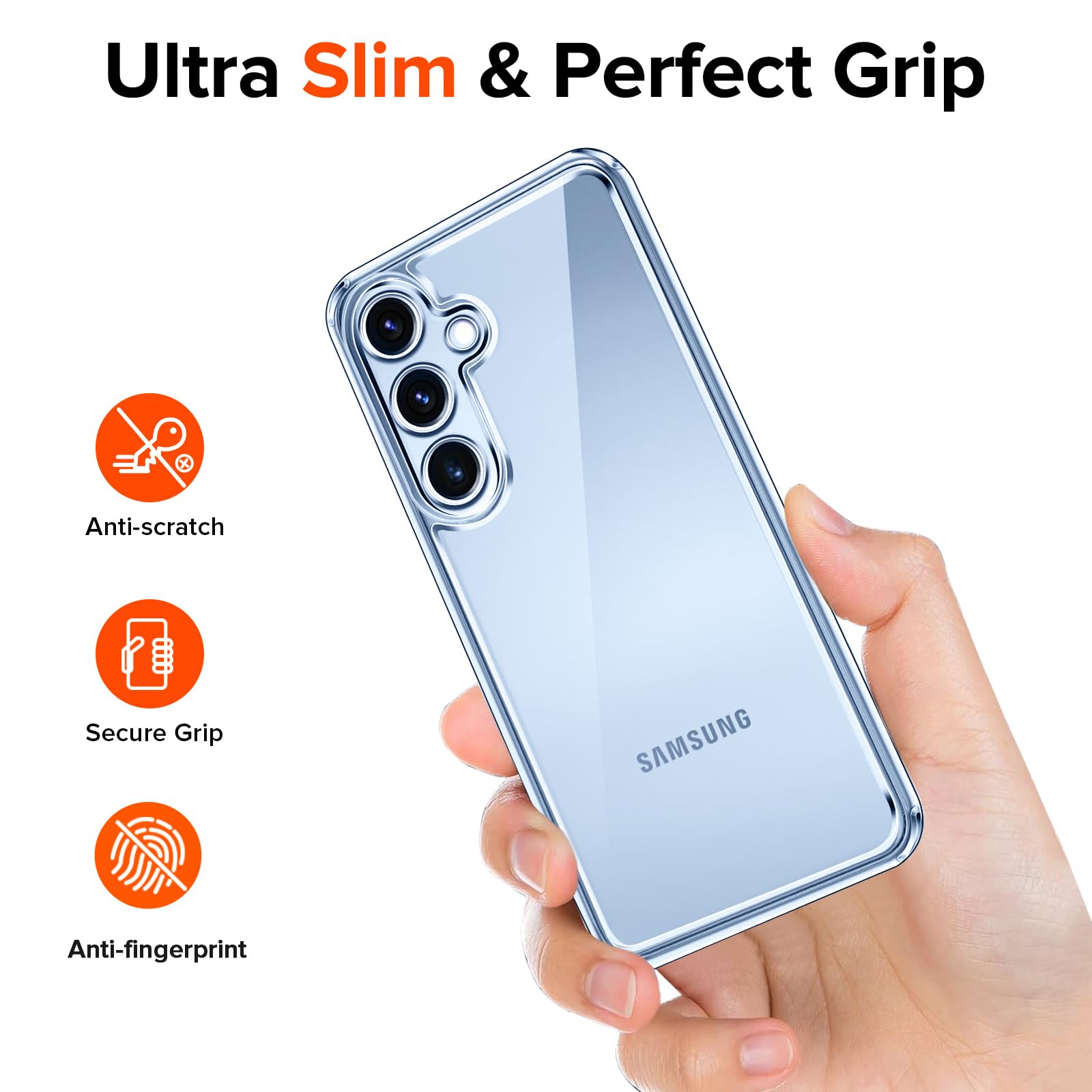 ivoler 3-in-1 Case for Samsung Galaxy S25 5G 6.2