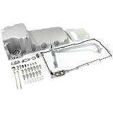TSP Rear Sump 5.5-Quart Satin Cast Aluminum Retro Fit Oil Pan for GM LSX Satin