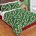 Holiday Candy Canes Fleece Coverlet, Red, Full/Queen