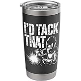 ID Tack That Welding Welder Joke Fabricator Humor Stainless Steel Insulated Tumbler