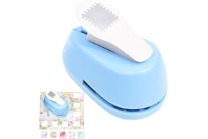 Stamp Puncher, Square Paper Hole Punches for Crafting, Multi Manual Papers Cutter, Square Scrapbooking Accessories for Cards 