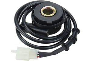 Modengzhe Motorcycle Digital Odometer Senser Cable with 3-Pin Connector Motorbike Speedometer KPH Senser Harness Replacement (3Ft Length)