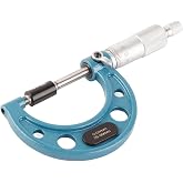 Outside Micrometer 25-50mm 0.01mm | Precision Gauge for Machinists, Wide Range Roller Scales, Portable Workshop Measurement, Durable Engineers On-Site Use