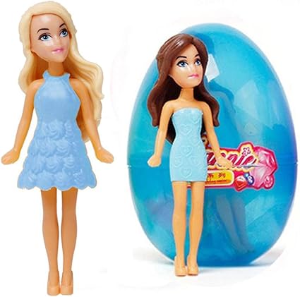 BonZeaL Surprise Blue Egg Girls Doll House for Girls Pretend Play Learning Educational Toy for Kids Sister Her Birthday Gift for Doll Lovers Above 3 4 5 6 Years Old Babies