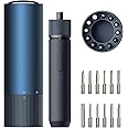 HOTO Electric Screwdriver Set, 3.6V Cordless Screwdriver Set USB-C, 3 Torque Settings, 1500mAh Battery, LED Light & 12 S2 Met