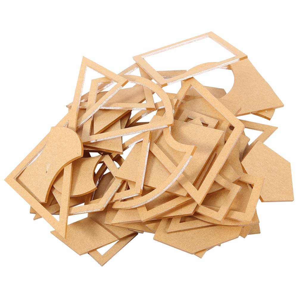 Acrylic Template 54 Pcs Quilting Template Multiple Shaped Acrylic Quilt Stencil Template DIY Tool for Quilting Handcraft Tools Handcraft Tools