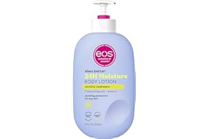 eos Shea Better Body Lotion- Vanilla Cashmere, 24-Hour Moisture Skin Care, Lightweight & Non-Greasy, Made with Natural Shea, 