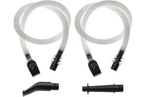 safycaby 2 Sets Melodica Tube Set 21.65"/55cm Long Flexible Piano Tube with Two Mouthpieces Melodica Replacement Tube for Melody Pianos with 32/36/37/41 Keys