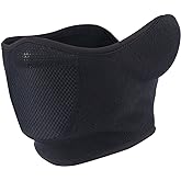 Half Ski Mask Windproof Fleece Ear Warmer Face Cover Winter Cold Weather Men