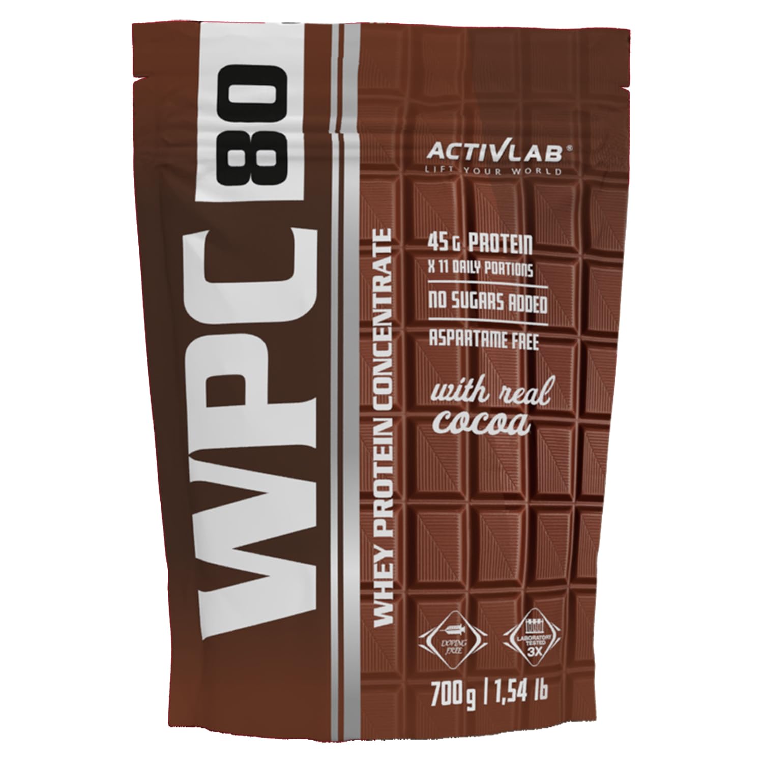 Activlab WPC 80 Standard Supplement, 700 g, Milk Chocolate