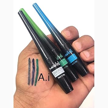 Homeoculture Mars 3 piece colored liners set of 3 piece Blue Black and Green colors with free Juda maker