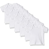 Amazon Essentials Boys' Infant 6-Pack Lap-Shoulder Tee