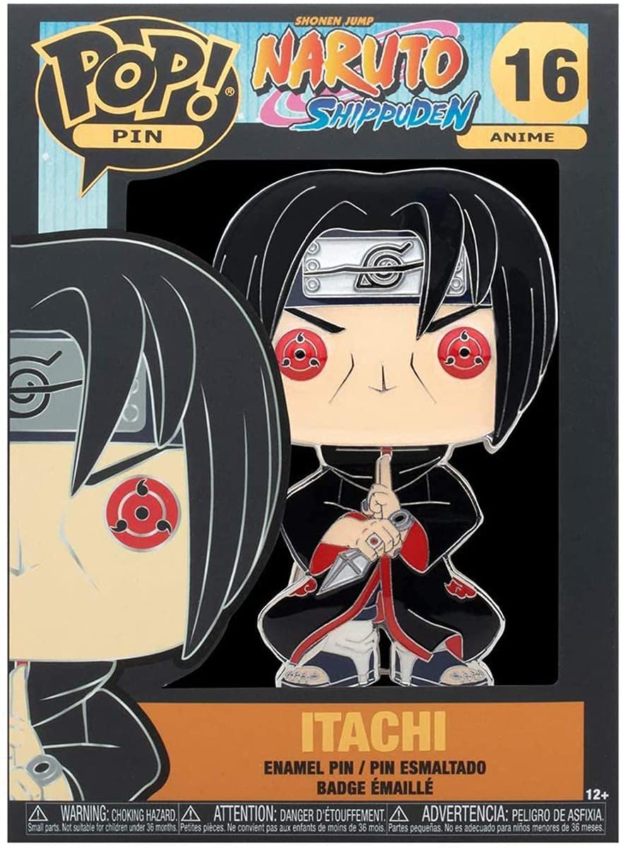Funko Loungefly POP! Enamel Pins: Naruto - Itachi - Cute Collectable Novelty Brooch - for Backpacks & Bags - Gift Idea - Official Merchandise - Anime Fans