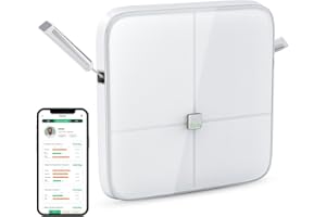 BodyPedia Body Composition Scale with Handles,App,8 Electrode,Smart Body Fat Measurement Device with BMI,Muscle Mass,Heart Health,Weight 43+ Body Data for Bioimpedance,High Accurate Bariatric Scale