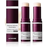 XILRVON 2 PCS Calcium Volume Multi Balm, Anti Wrinkle Calcium Collagen Balm for Firming, Lifting & Hydrating Skin, Korean Skincare Stick for Eyes, Neck & Face, Reduces Sagging & Fine Lines