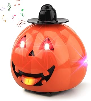 Car Toys For Toddlers 3 6 Year Old Boys And Girls Cute Pumpkin Toys Gifts For Kids Party Toys Pumpkin Led Electric Music Toys Amazon Co Uk Toys Games