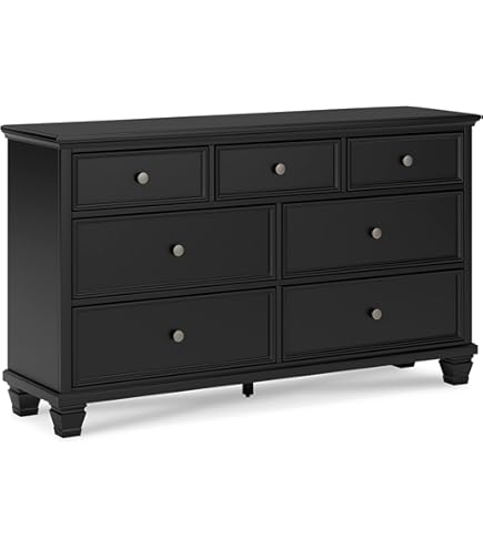ashley furniture signature design quinden dresser 7 drawer dark brown Quinden Rustic Dresser in Dark Brown B246-31