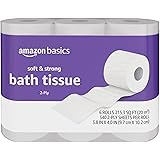 Amazon Basics Toilet Paper Soft and Strong, 6 rolls