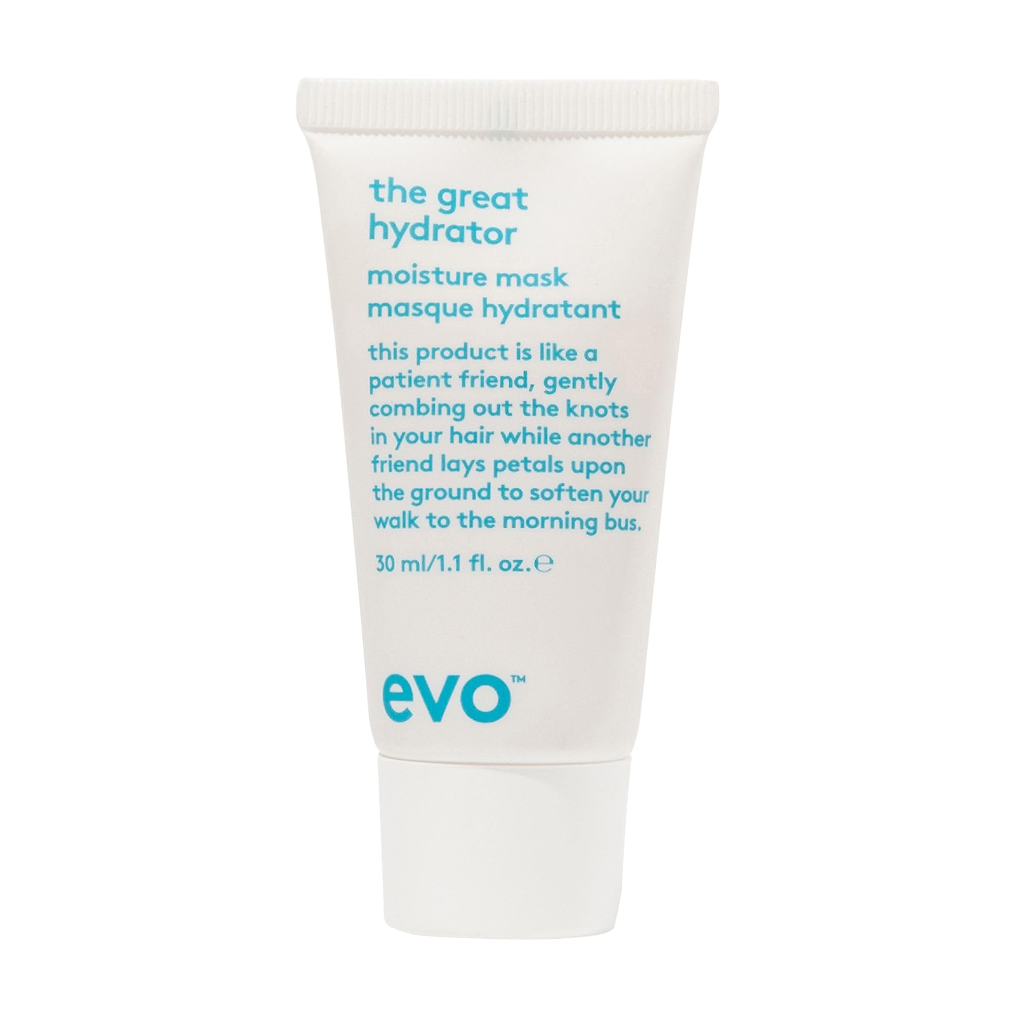 Evo The Great Hydrator Deep Conditioning Hair Mask for Dry & Colour-Treated Hair - Detangles & Moisturises with Argan Oil - 30 mL, Travel Size
