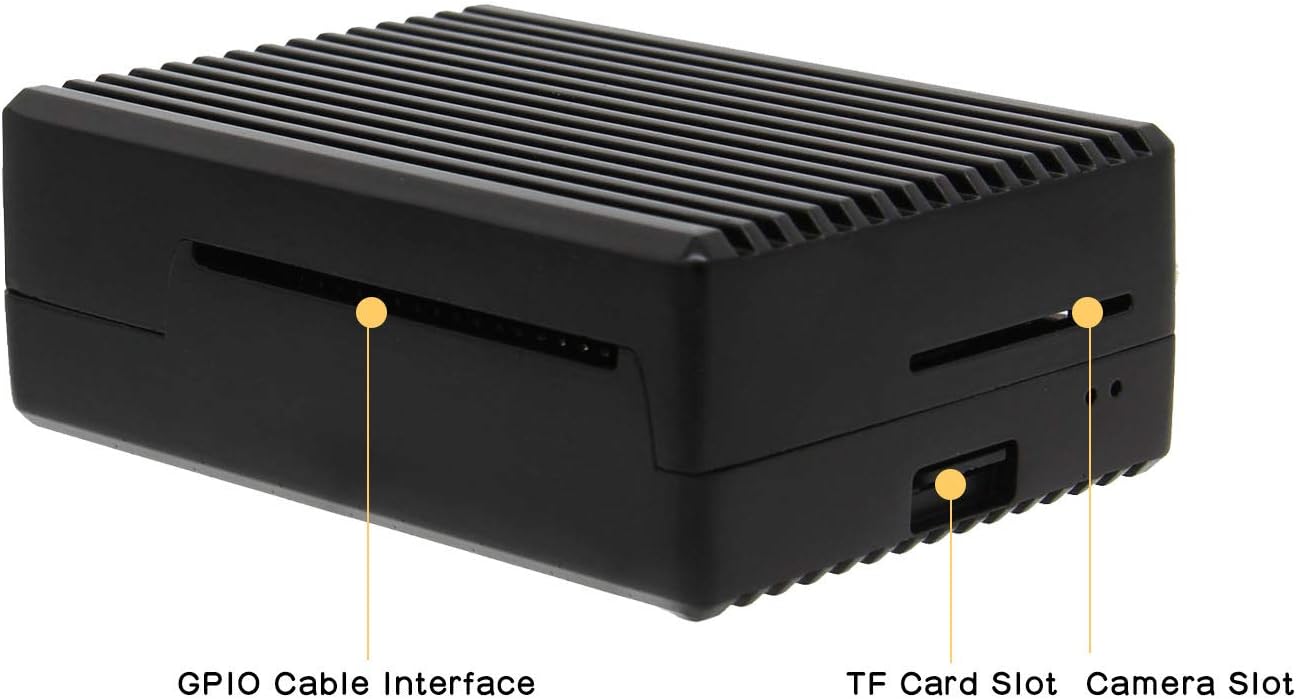Geekworm Raspberry Pi 4 Aluminum Case - Heavy Duty Passive Heat Dissipation Metal Case for Raspberry Pi 4B Only - Image 5