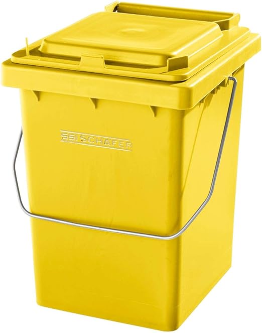 SSI Schäfer Wertstoffsammler Mülli Abfalleimer Mülleimer, Inhalt 10 l mit Deckel und Tragebügel ...