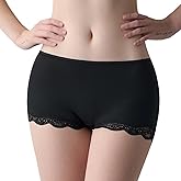 RUNOUTGK Womens Lace Lounged Shorts Cute Smooth Cooling Briefs for Under Dress Shorts Boyshorts