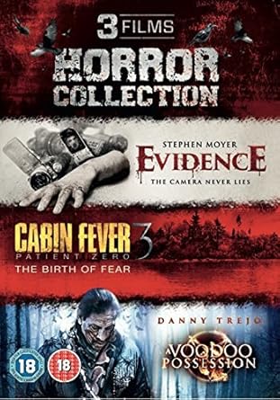 Amazon Com 3 Film Horror Collection Evidence Cabin Fever A