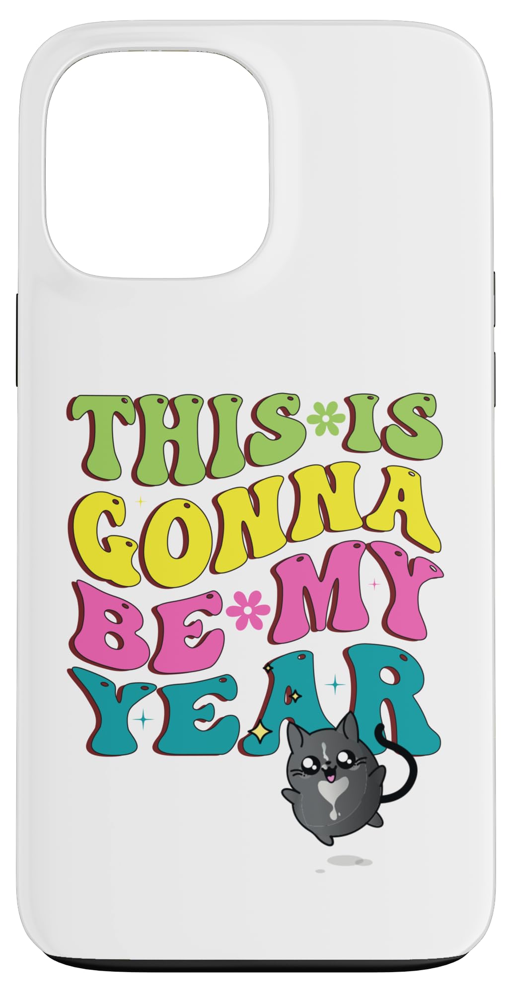 This is Gonna Be My Year Happy New Year Cat Case for iPhone 13 Pro Max