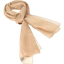 SERENITA Christmas Scarf Valentine Women Silk Feel Chiffon SERENITA Christmas Scarf Valentine Women Silk Feel Chiffon