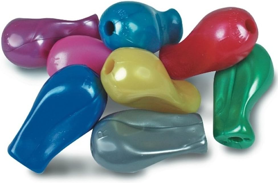 The Pencil Grip JUMBO Metallic Gripper Ergonomic Writing Aid, 6 Count Assorted Colors (TPG-11906) : Special Needs Educational Supplies : Office Products