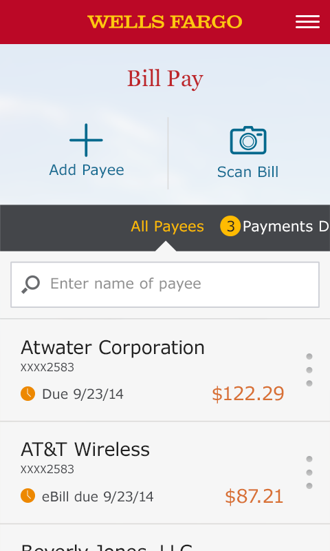 Bobs Furniture Bill Pay Wells Fargo - Popular Furniture 2017