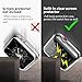 GELISHI Apple Watch Screen Protective Ultra-Thin Shiny Case 38mm High Defination Clear TPU All-Around Full Cover for iWatch Series 3/Series 2/Sport Edition (Silver)