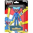 Poppy Playtime Scary Huggy Wuggy Action Figure (5'' Posable Figure, Series 1) [Officially Licensed], Blue