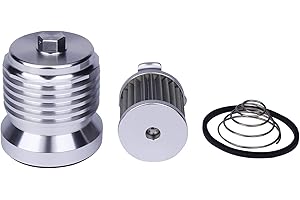 AZUMKA Motorcycle Racing Stainless Steel Reusable Oil Filter with Replacement cartidge fitting fits for Harley Davidson Touri