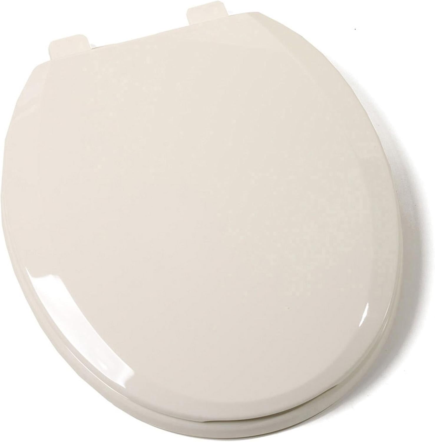 Ez Close Standard Plastic Round Toilet Seat Color Biscuit