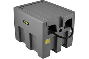VEVOR New Portable Diesel Tank, 58 Gallon Capacity & 10 GPM Flow Rate, Diesel Fuel Tank with 12V Electric Transfer Pump and 13.1ft Rubber Hose, PE Diesel Transfer Tank for Easy Fuel Transportation
