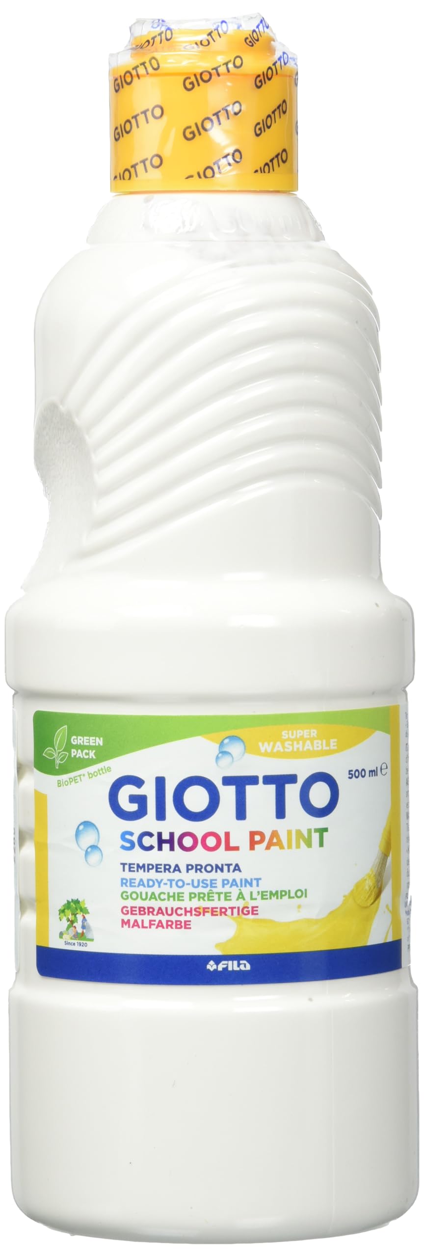 GIOTTO SCHOOL PAINT 500ML WHITE