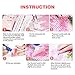 URSKYTOUS [100% Square Full Diamonds] Diamond Embroidery Kit Dinosaur Mosaic Crystal 5D Cross Stitch Diamond Painting DIY Sticker Decor Paintings for Adults,12