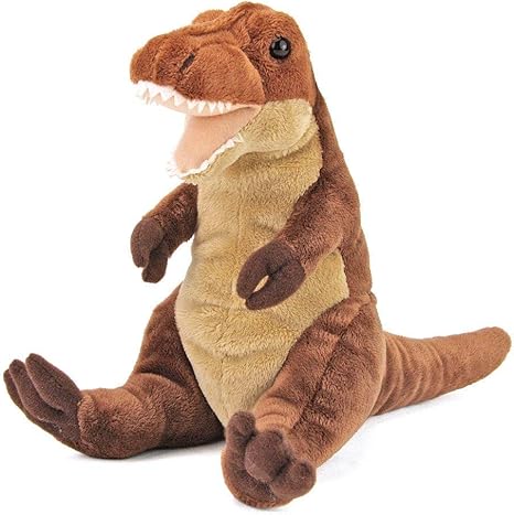 Amazon カロラータ ティラノサウルス ぬいぐるみ 恐竜 おすわりシリーズ 15cm 19cm 15cm ぬいぐるみ おもちゃ