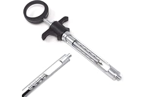 AAProTools Dental Auto Passive Syringe Self Aspirating Anesthetic 1.8ml Black Finger Ring American + European