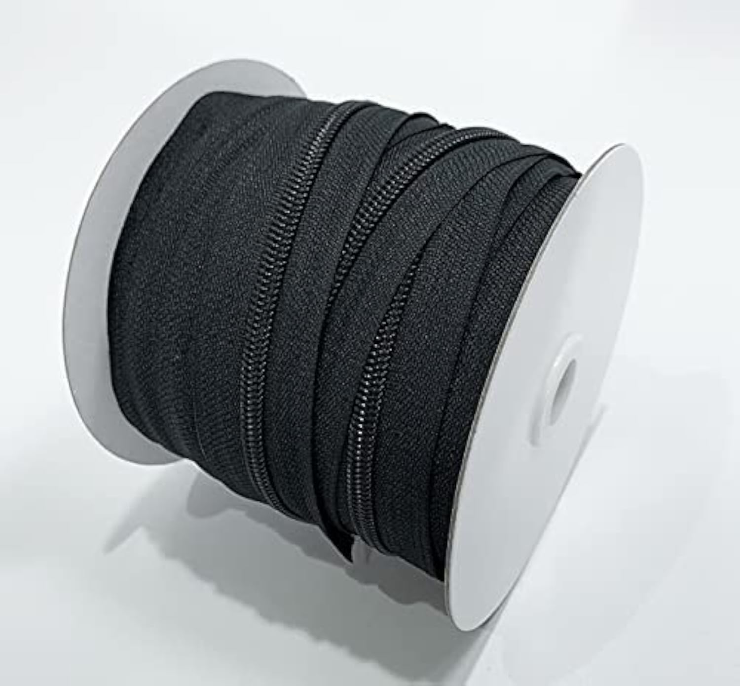 通用 10 Meters/Continuous Nylon Zipper, with 10#10 Metal Slider Sliders, Zipper for Sewing on Clothes, Crafts, Sewing, Black Zipper, (10M, 332)
