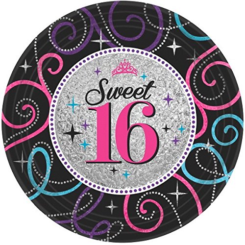 Prismatic Plates | Sweet Sixteen Celebration Collection | Birthday