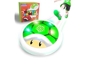 Glückpa Boys Toys Gifts, Hover Soccer Ball with LED Lights, Indoor Soccer Toys Games, Turtle Shell Toys for Kids Ages 3-12, Kids Boys Christmas Birthday Gifts, Air Floating Ball