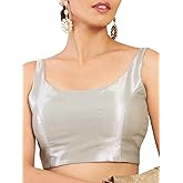 Indian Designer Party wear Art Silk Saree Blouse for Women Solid Readymade Indian Style Choli Top