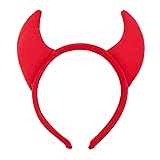 PKONEWNO Devil Horns Headband Halloween Hairwear