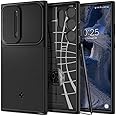 Spigen Optik Armor Designed for Galaxy S23 Ultra Case (2023) [Military-Grade Protection] - Black